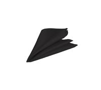 Neel Blue Men's Pocket Square - Square Satin Handkerchief in Black Neel Blue Black One Size