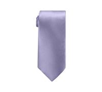 Neel Blue Men's Satin Polyester Slim Neck Tie in Lilac Neel Blue Lilac One Size