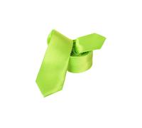 Neel Blue Men's Satin Polyester Slim Neck Tie in Lime Neel Blue Lime One Size