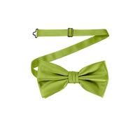 Neel Blue Men's Stylish Bow Ties Colourful Plain Solid Satin Polyester Adjustable Pre-Ties in Jade Neel Blue Jade One Size