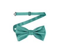 Neel Blue Men's Stylish Bow Ties Colourful Plain Solid Satin Polyester Adjustable Pre-Ties in Light Green Neel Blue Light Green One Size