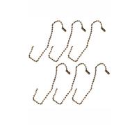Neel Blue Metal Tag Chain 15cm Long Metal Ball Beads Chain, 100pcs in Bronze Neel Blue Bronze