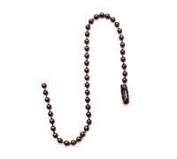 Neel Blue Metal Tag Chain 20cm Long Metal Ball Beads Chain, 100pcs in Dark Grey Neel Blue Dark Grey