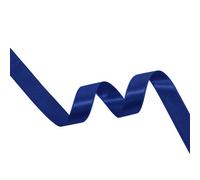 Neel Blue Navy Double Sided Satin Ribbon Polyester Ribbon Roll, 15mm X 10 Metres