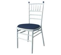 Neel Blue Navy Spandex Chair Pad Cover - Pack Of 10