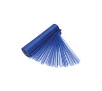 Neel Blue Organza Roll Snow Sheer Glitter Fabric, Chair Bow Sash - 25m x 29cm in Blue | Size: 25m x 29 cm Neel Blue Blue 25m x 29 cm