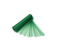 Neel Blue Organza Roll Snow Sheer Glitter Fabric, Chair Bow Sash - 25m x 29cm in Green | Size: 25m x 29 cm Neel Blue Green 25m x 29 cm