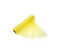 Neel Blue Organza Roll Snow Sheer Glitter Fabric, Chair Bow Sash - 25m x 29cm in Yellow | Size: 25m x 29 cm Neel Blue Yellow 25m x 29 cm