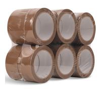 Neel Blue Pack Of 12 Brown Bopp Packing Tape - 48mm X 66 Meters