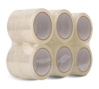 Neel Blue Pack Of 12 Clear Bopp Packing Tape - 48mm X 66 Meters