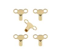 Neel Blue Pack of 5 Universal Radiator Key, Heavy Duty Bleed Key in Gold Neel Blue Gold