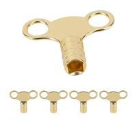 Neel Blue Pack Of 5 Universal Radiator Keys, Heavy Duty Valve Clock Key