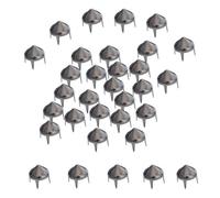 Neel Blue Pack Of 50 Gunmetal Black High Cone Punk Studs Hand Press Rivet - 9mm