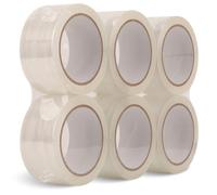 Neel Blue Pack Of 6 Clear Bopp Packing Tape - 48mm X 66 Meters
