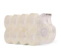 Neel Blue Pack Of 9 Clear Packing Tape With Dispenser