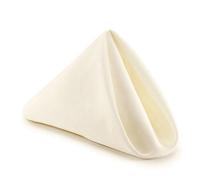 Neel Blue Polyester Table Napkins - Ivory - 50Cm X 50Cm - Pack Of 20