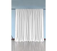 Neel Blue Polyester Washable Blackout Backdrop - 3x3 Metres in White Neel Blue White