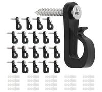 Neel Blue Q-Hanger Rustproof Hooks With Screw - Pack Of 20