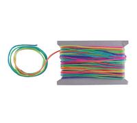 Neel Blue Rainbow Nylon Cord 1.2mm Braided Rope, 10 Metres