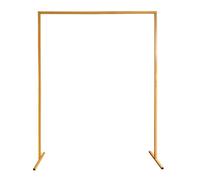 Neel Blue Rectangle Arch Stand Metal Backdrop Stand Garden Arbors - 150Cm X 200Cm, Gold