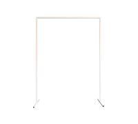 Neel Blue Rectangle Arch Stand Metal Backdrop Stand Garden Arbors - 150cm x 200cm in White | Size: 150 cm x 200 cm Neel Blue White 150 cm x 200 cm