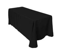 Neel Blue Rectangular Tablecloth 228Cm X 396Cm - Black