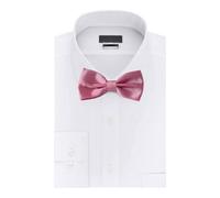 Neel Blue Rose Pink Satin Polyester Bow Tie For Casual & Formal Wear, Wedding Party Accessory