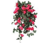 Neel Blue Rose Red Artificial Rose Flower Hanging Vines Silk Garland, 18 Flowers, 110Cm(3.6Ft)