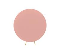 Neel Blue Round Arch Backdrop Cover Spandex Wrinkle-Resistant Circle Arch Stand Cover - 150cm in Rose Gold Neel Blue Rose Gold