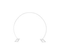 Neel Blue Round Arch Stand Metal Backdrop Stand Garden Arbors - 2.6m x 2.2m in White Neel Blue White