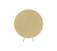 Neel Blue Round Arch Stand Spandex Backdrop Cover for Photography Background - 180cm in Ivory Neel Blue Ivory