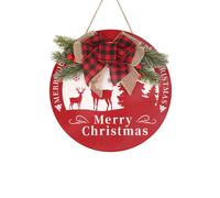 Neel Blue Rustic Merry Christmas Wooden Hanging Sign - 29.5cm Neel Blue Multicolor