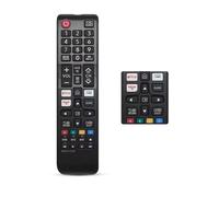 Neel Blue Samsung Universal Infrared TV Remote Control - 17.5cm x 4.5cm in Black | Size: 17.5 cm x 4.5 cm Neel Blue Black 17.5 cm x 4.5 cm