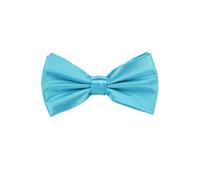 Neel Blue Satin Polyester Bow Tie in Aqua Neel Blue Aqua One Size