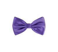 Neel Blue Satin Polyester Bow Tie in Purple Neel Blue Purple One Size