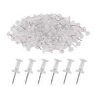 Neel Blue Set Of 100 Push Pins, Tacks With Stainless Steel Point, One Size