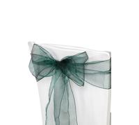 Neel Blue Set of 25 Organza Sashes Wider Fuller Bow for Party Decoration, 17cm x 280cm in Bright Green | Size: 17 cm x 280 cm Neel Blue Bright Green 17 cm x 280 cm