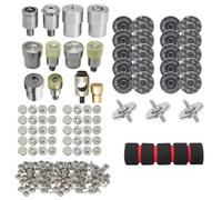 Neel Blue Set Of Tubular Rivets, S Spring Press Studs, Magnetic Snap With Fixing Dies