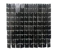 Neel Blue Shimmer Sequin Wall Panels Backdrop, 30cm x 30cm in Midnight | Size: 30 cm x 30 cm Neel Blue Midnight 30 cm x 30 cm