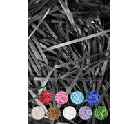 Neel Blue Shredded Tissue Paper, Decorative Gift Packaging Hamper Filler - 100g in Black Neel Blue Black