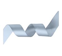 Neel Blue Silver Double Sided Satin Ribbon Polyester Ribbon Roll, 25mm X 10 Metres