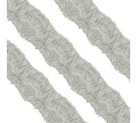 Neel Blue Silver & White Metallic Shiny Christmas Tinsel Garland For Xmas Tree & Home Decorations, 2M X 9Cm