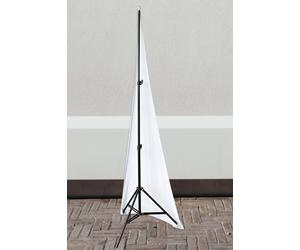 Neel Blue Single Sided Speaker Stand Tripod Cover, 1pc in White Neel Blue White
