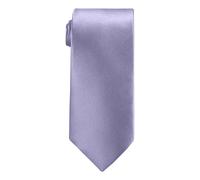 Neel Blue Skinny Men's Neck Tie, Soft Polyester Slim Ties for Formal Wear - 5cm in Lilac Neel Blue Lilac One Size