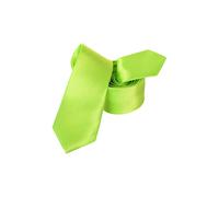 Neel Blue Skinny Men's Neck Tie, Soft Polyester Slim Ties for Formal Wear - 5cm in Lime Neel Blue Lime One Size
