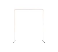 Neel Blue Square Arch Stand Metal Backdrop Stand Garden Arbors - 2m x 2m in White Neel Blue White