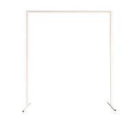 Neel Blue Square Arch Stand Metal Backdrop Stand Garden Arbors - 2M X 2M, White