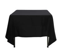 Neel Blue Square Tablecloth 137Cm - Black