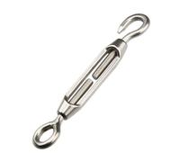 Neel Blue Stainless Steel Turnbuckle Wire Tensioner M8 Rope Strainer Hook And Eye Cable Tension