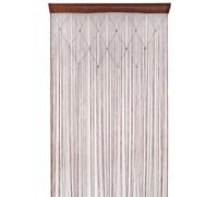 Neel Blue String Curtain Beaded Panel, Gold, 100cm x 200cm in Burgundy | Size: 100 cm width x 200 cm drop Neel Blue Burgundy 100 cm width x 200 cm drop